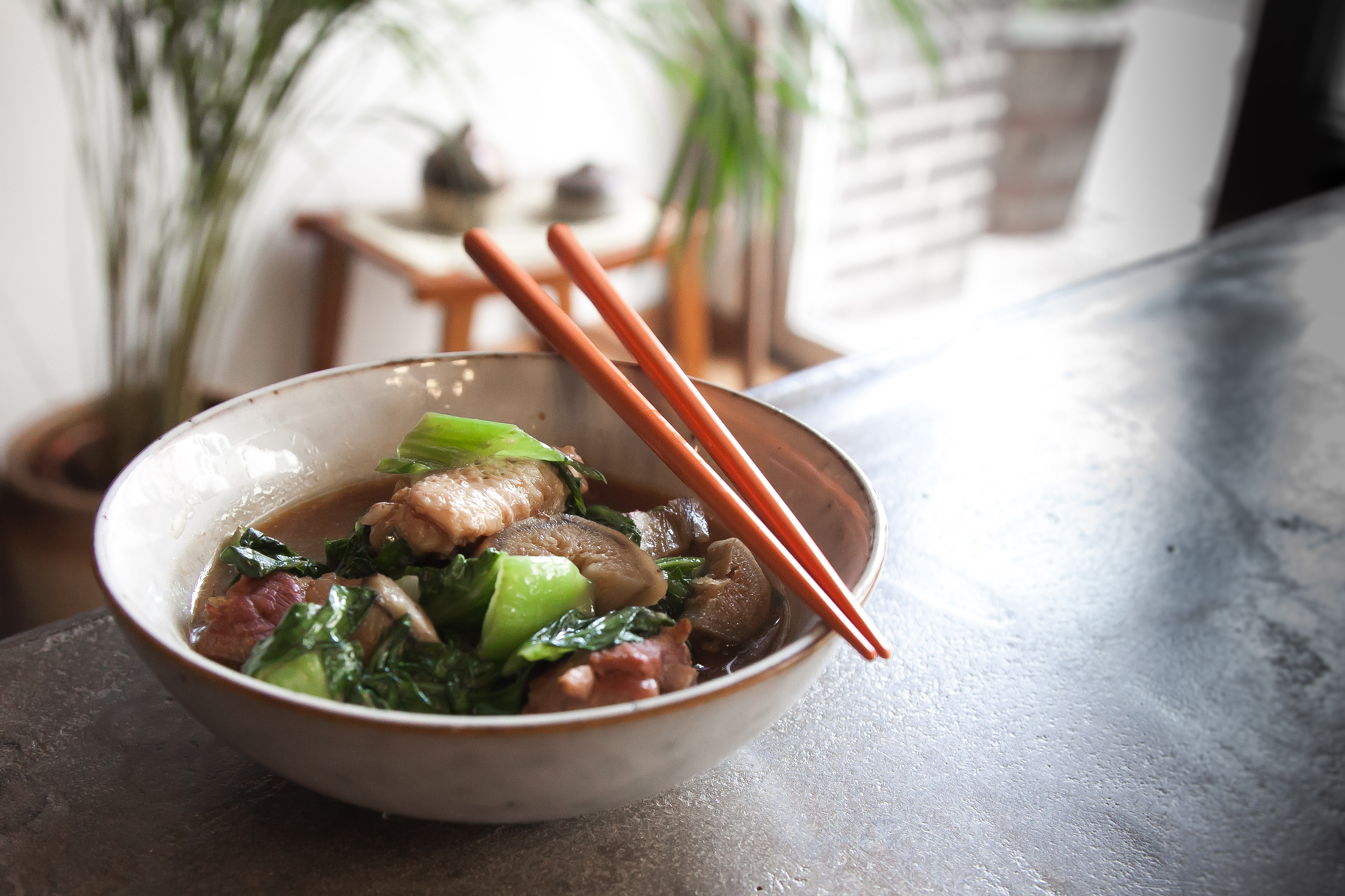 Asian noodle bowl