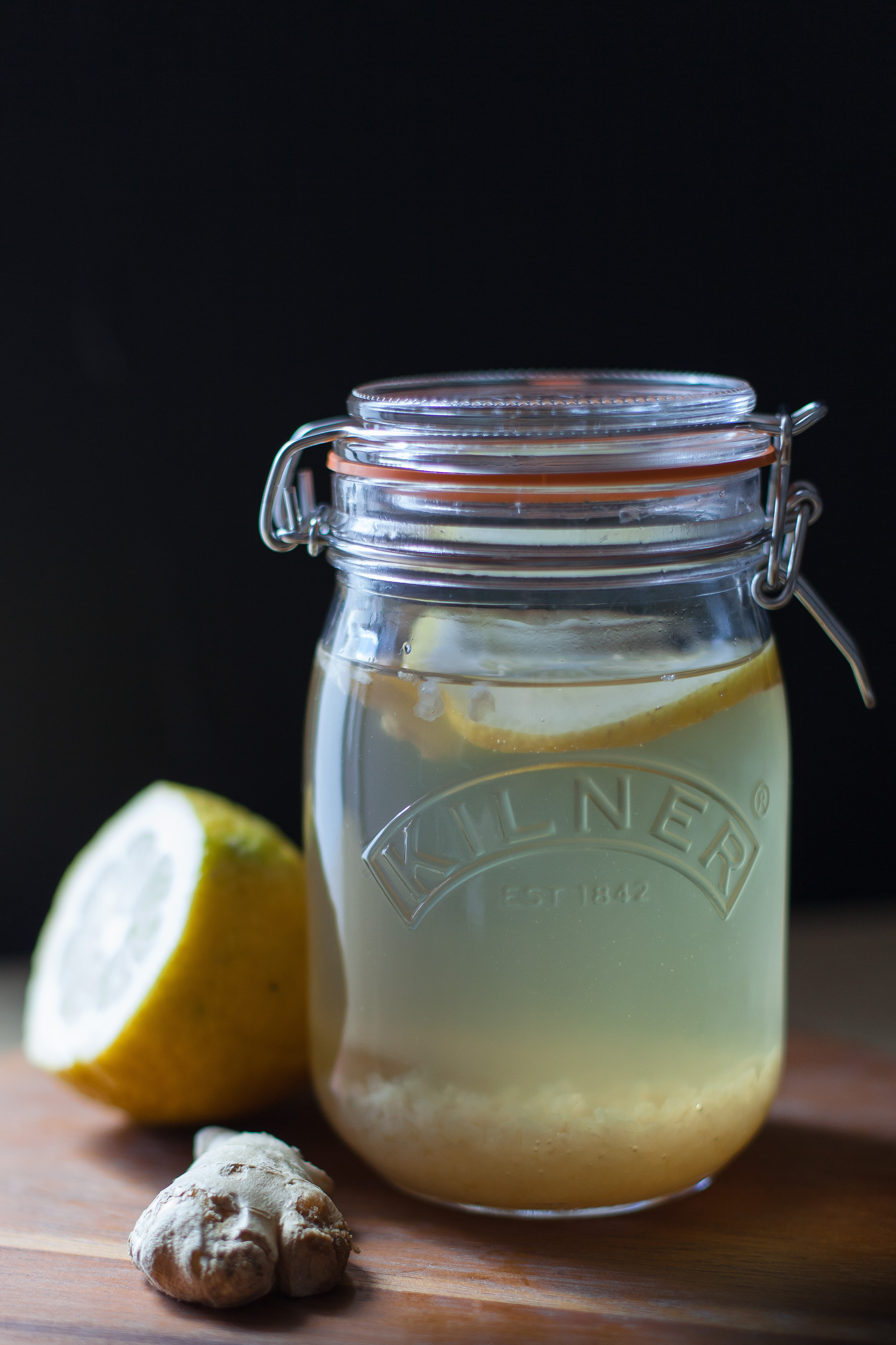 Ginger lemon drink